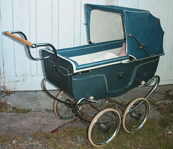 1950s baby carriage