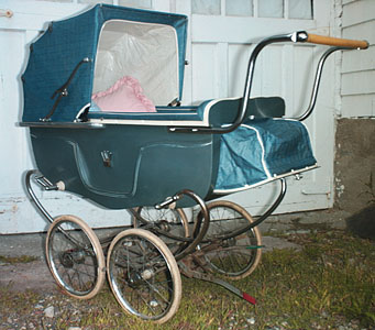 1950s baby carriage